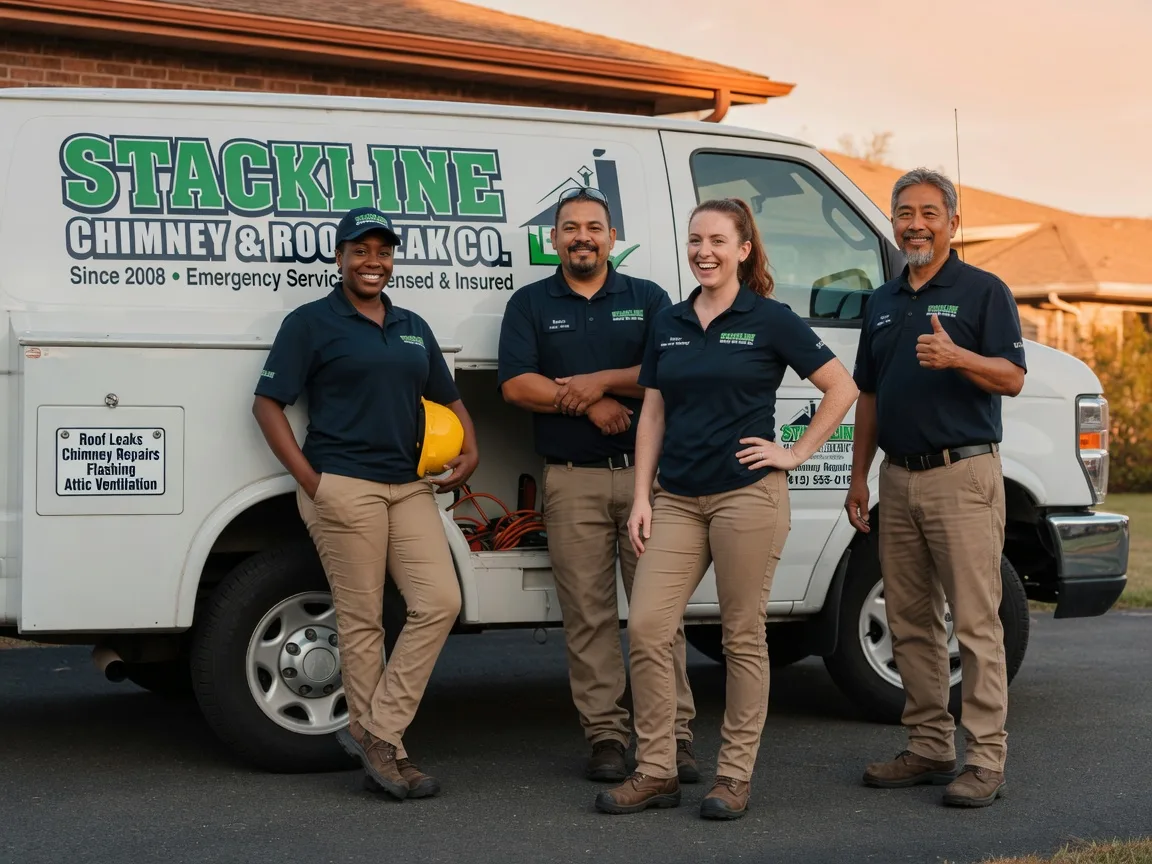 Chimney flashing repair company in Lanse, MI